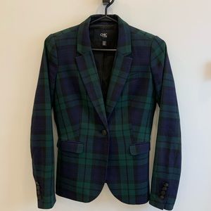 Womens Tartan Blazer